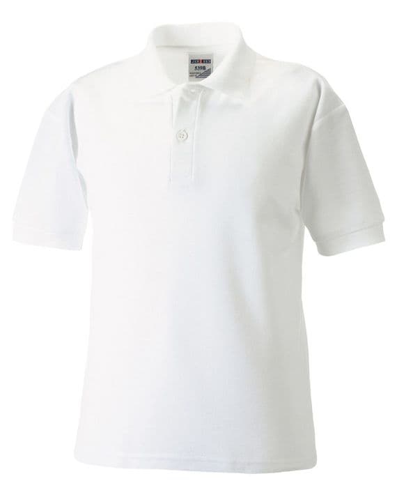 NOSS PRIMARY SCHOOL WHITE POLO SHIRT WITH LOGO