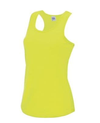 NRG DANCE CLASS UNIFORM WOMENS COOL VEST WITH HEAT SEAL & PERSONALISED