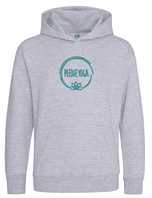 PEEDIE YOGA HEATHER GREY HOODIE