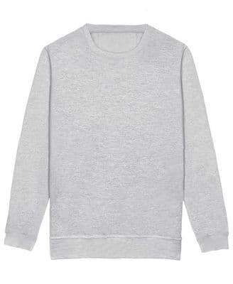 PEEDIE YOGA HEATHER GREY SWEATSHIRT WITH EMBROIDERED LOGO