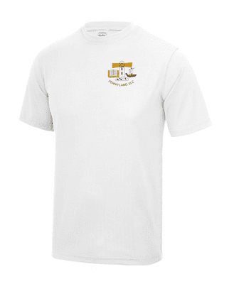 PENNYLAND ELC WHITE COOL T- SHIRT WITH EMBROIDERED LOGO
