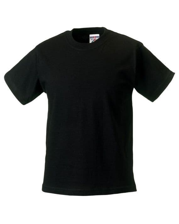 PPP ELC BLACK T-SHIRT WITH EMBROIDERED LOGO