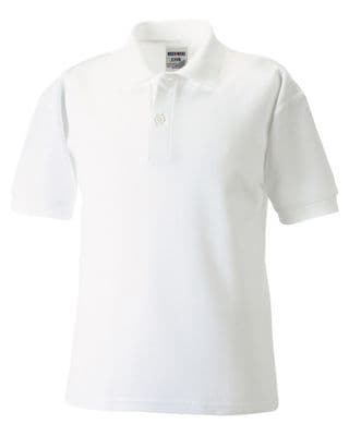PPP ELC WHITE POLOSHIRT WITH EMBROIDERED LOGO