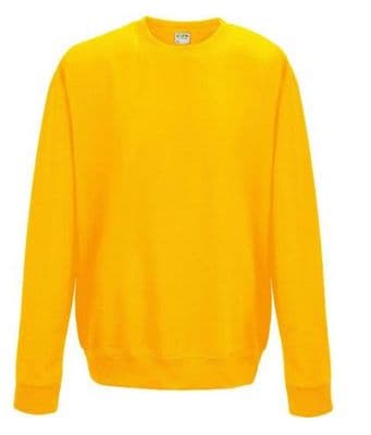 PPP ELC YELLOW SWEATSHIRT WITH EMBROIDERED LOGO