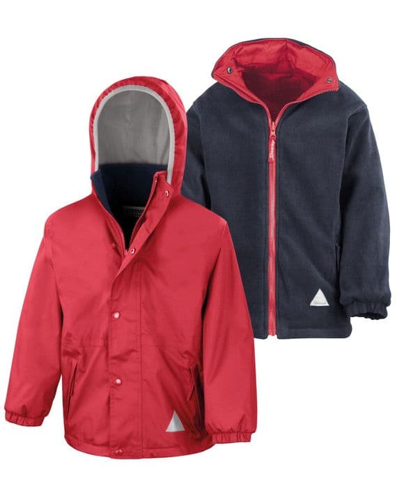 REAY PRIMARY SCHOOL JUNIOR REVERSIBLE STORM Dri 4000 FLEECE JACKET WITH LOGO