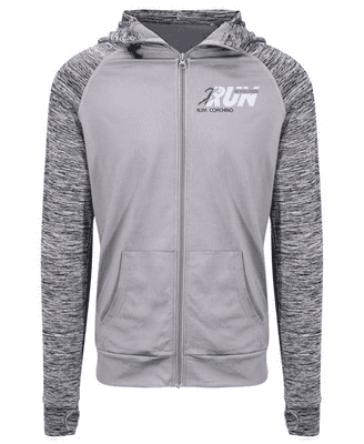 Run Revolution Cool Contrast Zoodie with Left Breast Embroidery
