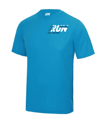 RUN REVOLUTION COOL T-SHIRT WITH HEAT SEALED LOGO LEFT BREAST