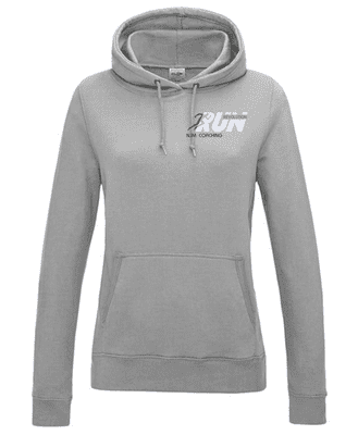 RUN REVOLUTION WOMENS PULLOVER HOODIE WITH EMBROIDERED LOGO