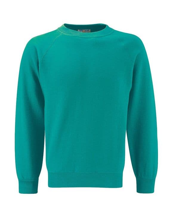 SCALLYWAGS NURSERY SCHOOL JADE SWEATSHIRT WITH LOGO