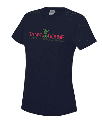 TANYA HORNE WOMENS FITTED COOL  T-SHIRT