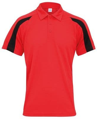 THURSO ASC ADULT CONTRAST COOL POLO SHIRT WITH EMBROIDERED LOGO
