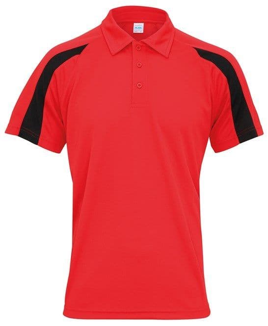 THURSO ASC ADULT CONTRAST COOL POLO SHIRT WITH EMBROIDERED LOGO