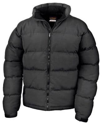 THURSO ASC BLACK ADULT DOWN FEEL JACKET WITH EMBROIDERED LOGO