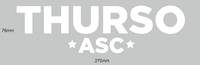 THURSO ASC BLACK WOMENS DOWN FEEL JACKET WITH EMBROIDERED LOGO