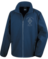 THURSO & DISTRICT PIPE BAND SOFTSHELL JACKET  WITH EMBROIDERED LOGO