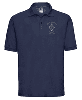 THURSO & DISTRICT  PIPE BAND UNISEX POLO SHIRT WITH EMBROIDERED LOGO