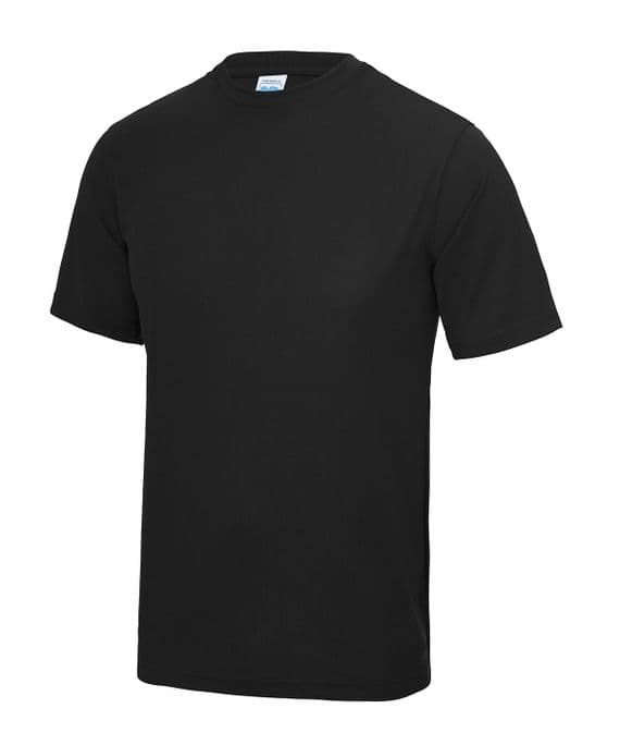 Thurso Hockey Club Adults Black Cool T-Shirt with Heat Sealed Logo