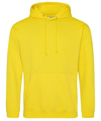Thurso Hockey Club Adults Sun Yellow Pull Over Hoodie with Embroidered Logo