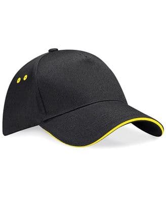 Thurso Hockey Club Black&Yellow Cap with Embroidered Logo