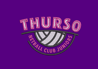 THURSO NETBALL CLUB JUNIORS GIRLS FITTED PURPLE COOL T- SHIRT WITH LOGO