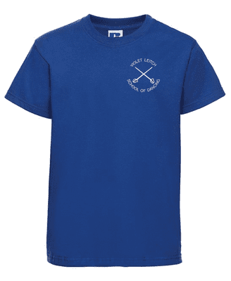 VIOLET LEITCH SCHOOL OF DANCE T-SHIRT WITH LEFT BREAST PRINT