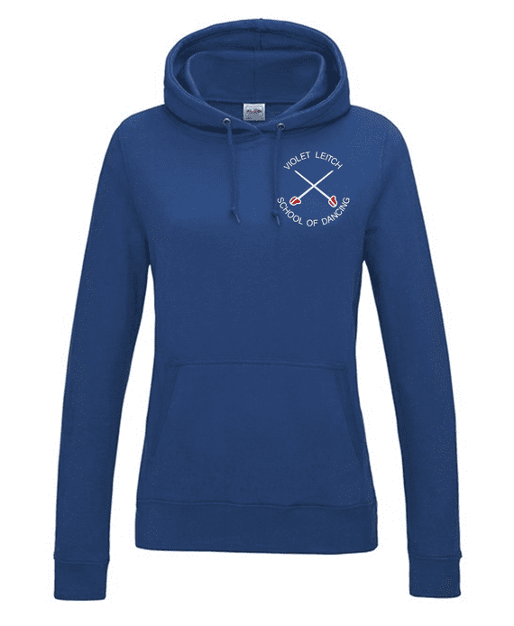 VIOLET LEITCH SCHOOL OF DANCE WOMEN'S PULLOVER HOODIE WITH LEFT BREAST EMBROIDERY