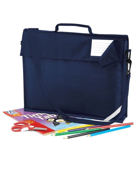 WATTEN PRIMARY SCHOOL NAVY BOOK BAG WITH STRAP  AND WITH LOGO