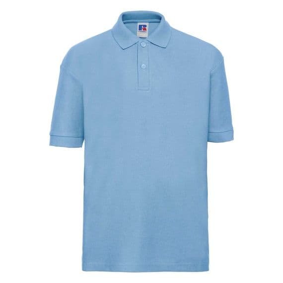 WATTEN  PRIMARY SCHOOL SKY BLUE POLO SHIRT WITH LOGO