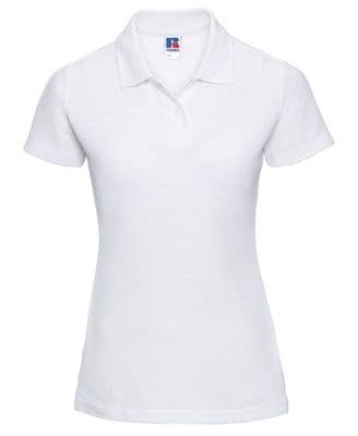 WICK ACADEMY WOMENS WHITE POLOSHIRT