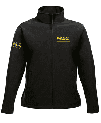 Wick Amateur Swimming Club Women's Black Softshell Jacket