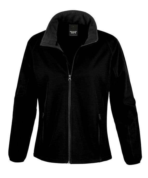 WICK CLUB LADIES SOFTSHELL JACKET WITH EMBROIDERED LOGO