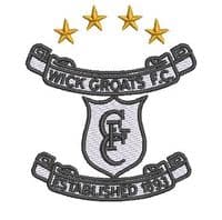 WICK GROATS  FC LADIES  FITTED POLO SHIRT WITH EMBROIDERED LOGO
