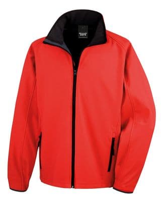 WICK GROATS  FC SOFT SHELL JACKET WITH EMBROIDERED LOGO