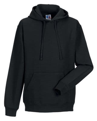 WICK HIGH SCHOOL BLACK PULL OVER HOODIE WITH EMBROIDERED LOGO