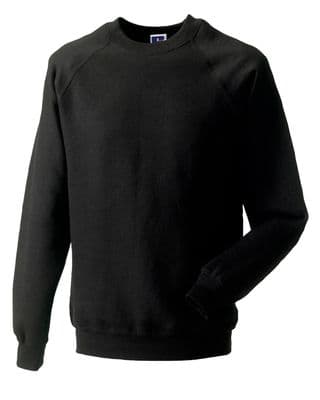 WICK HIGH SCHOOL BLACK SWEATSHIRT WITH EMBROIDERED LOGO