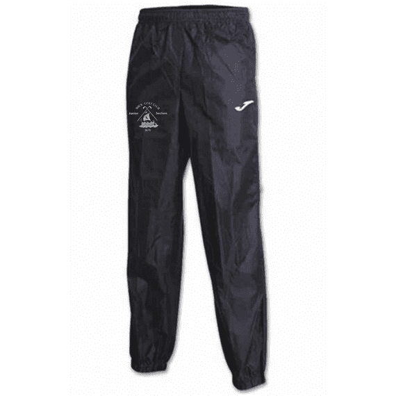WICK JUNIOR GOLF CLUB JOMA LEEDS RAIN PANTS WITH RIGHT LEG EMBROIDERY