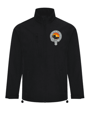 WICK RBLS PIPE BAND 3 LAYER SOFTSHELL JACKET WITH EMBROIDERED