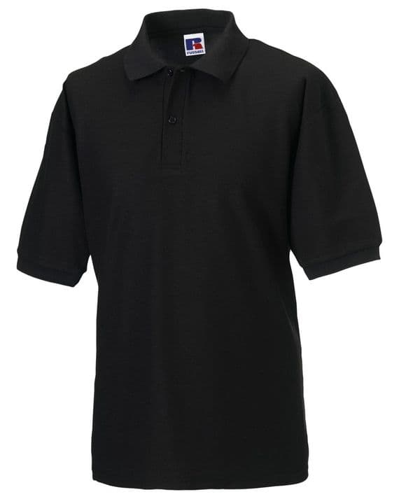 WICK RBLS PIPE BAND MENS POLO SHIRT WITH EMBROIDERED LOGO