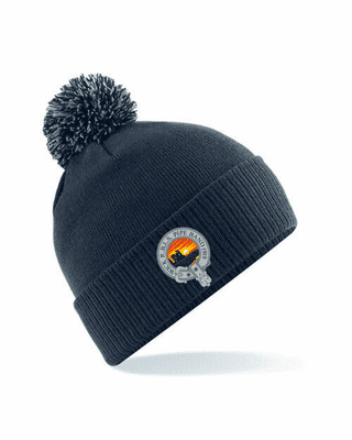 WICK RBLS PIPE BAND POM-POM BEANIE WITH EMBROIDERED LOGO