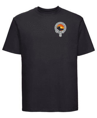 WICK RBLS PIPE BAND T-SHIRT WITH EMBROIDERED LOGO