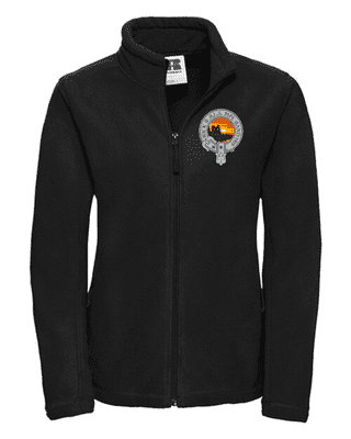 WICK RBLS PIPE BAND WOMEN'S FULL ZIP FLEECE WITH EMBROIDERED LOGO