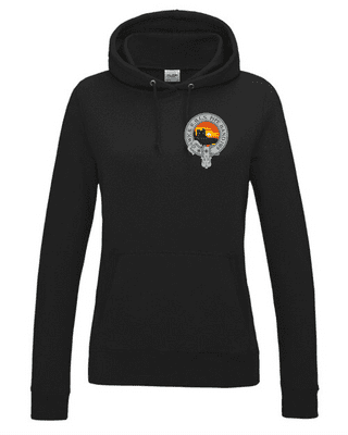 WICK RBLS PIPE BAND WOMENS PULL OVER HOODIE WITH EMBROIDERED LOGO