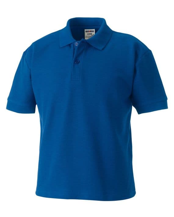WICK THISTLE FC KIDS POLO WITH EMBROIDERED LOGO