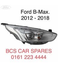FORD B-MAX HEADLIGHT. DRIVERS SIDE. NEW. LED. ELECTRIC NEW 2012 - 2017