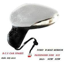 FORD B-MAX PASSENGER SIDE MIRROR ELECTRIC NEW 2012 - 2014 (in primer )