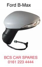 FORD B-MAX POWERFOLD. PASSENGER SIDE MIRROR ELECTRIC NEW 2012 - 2014 (in primer )