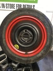 FORD B-MAX. SPACE SAVER STEEL WHEEL 15" INC TYRE