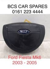 FORD FIESTA MK 6 AIRBAG STEERING WHEEL 2003 - 2005 BLACK