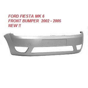 FORD FIESTA MK 6  FRONT BUMPER  2002  - 2006  NEW  ( READY TO FIT + PAINT )