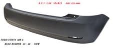 FORD FIESTA MK 6 REAR BUMPER 2002 2003 2004 NEW NEW ( SINGLE PIECE TYPE )